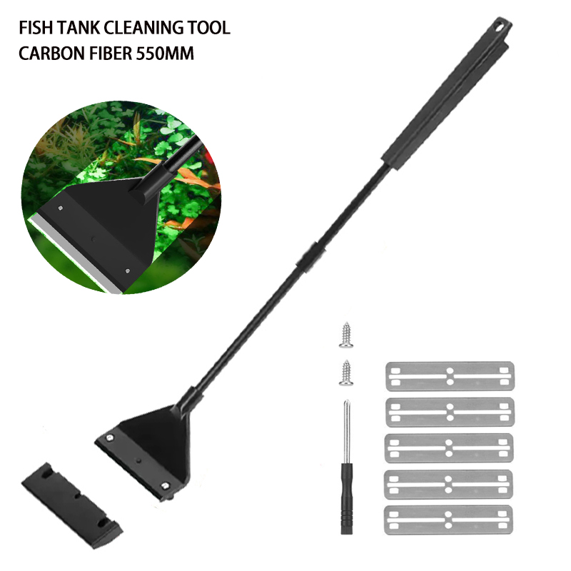 Marine Aquarium Glass Scraper - Aquarium Cleaning Tool Fish Tank Flat