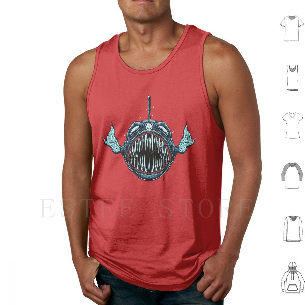 Aqua Marine Tank - Angler Tank Tops Vest Sleeveless Angler