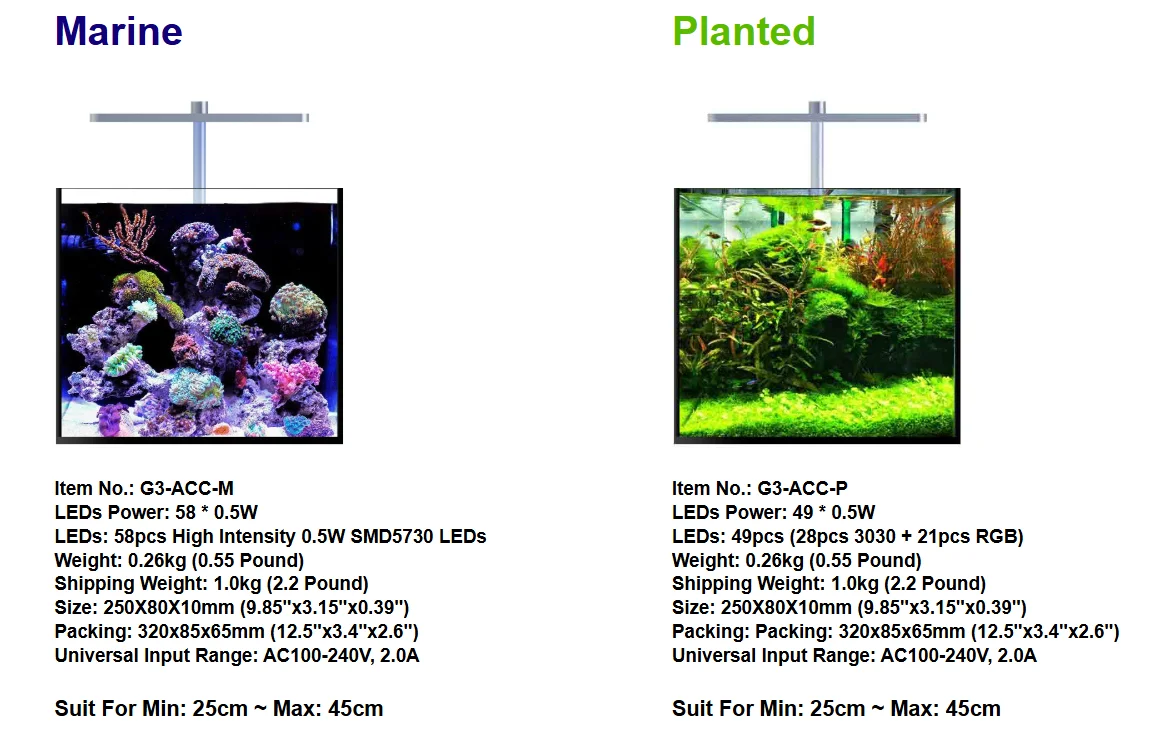 MicMol G3 Aqua CC Aquarium Aqu - Aqua Marine Tank recension och pris