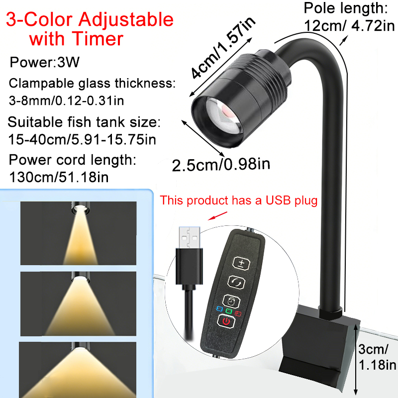 3W South American Aquarium Spo - Aquarium Marine Light recension och pris
