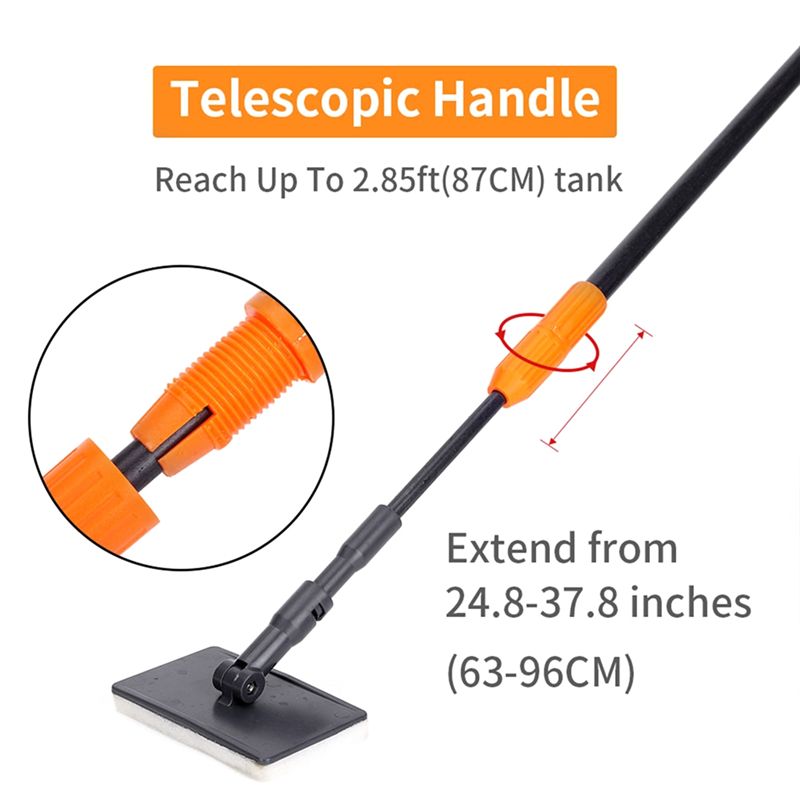 AT14 Aquarium Cleaning Tools K - Marine Aquarium Glass Scraper recension och pris