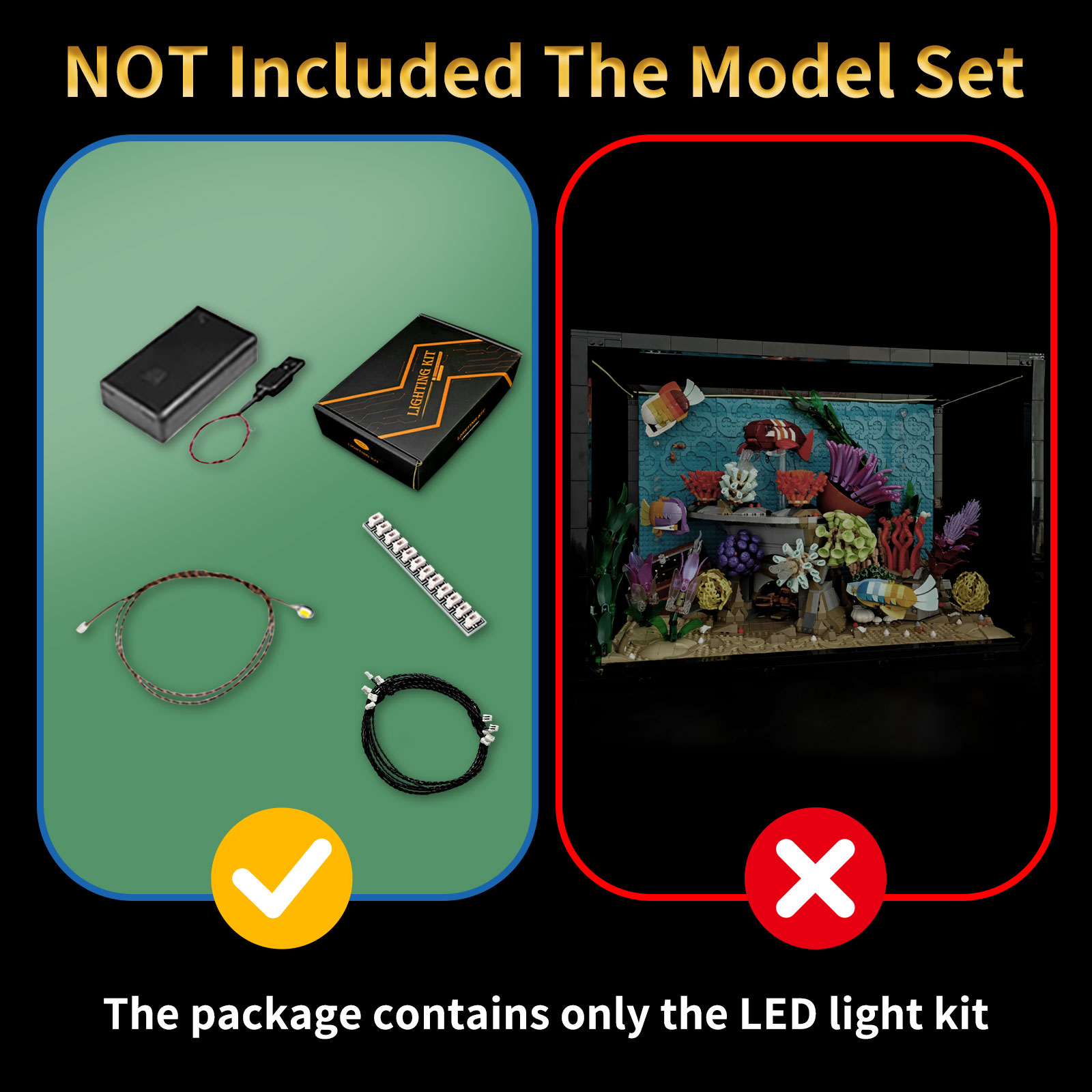 LYBMTWF LED Lighting Kit Compa - Aquarium Marine Light recension och pris