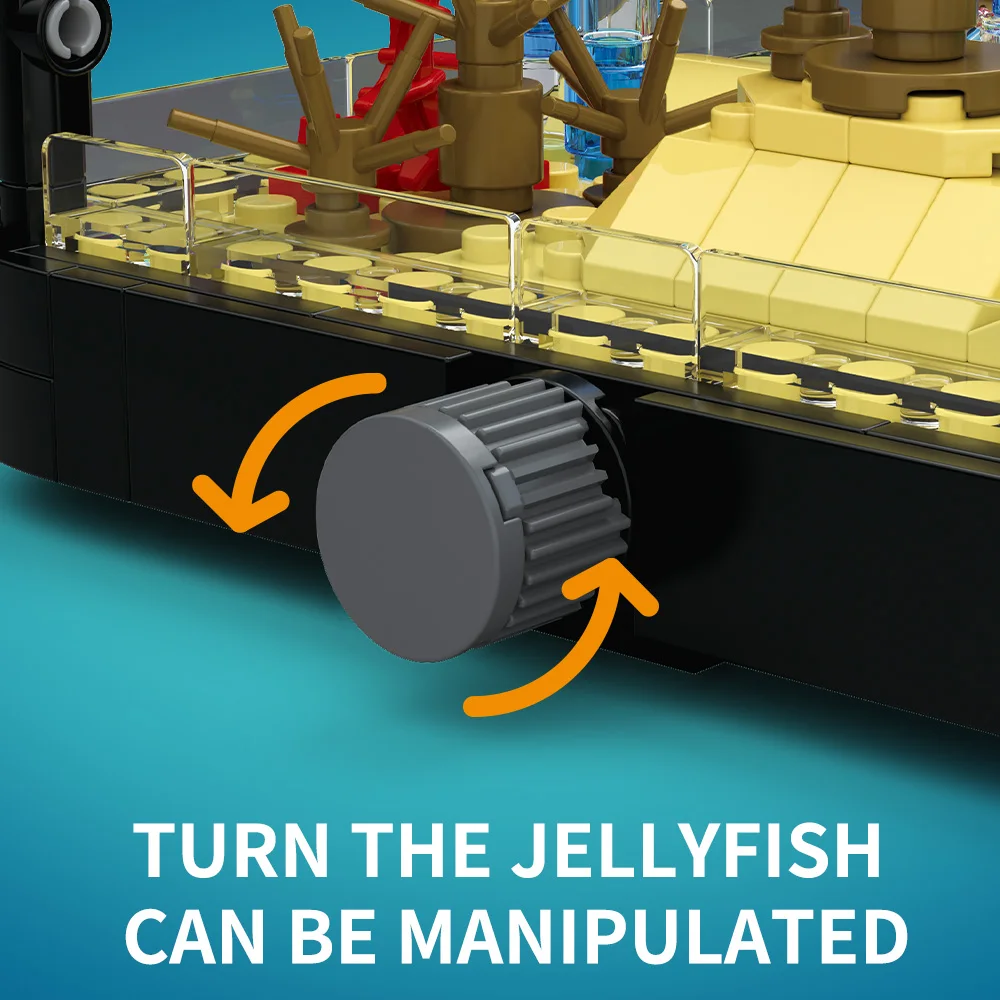 Fish Tank Building Block Set w - Aquarium Marine Light recension och pris