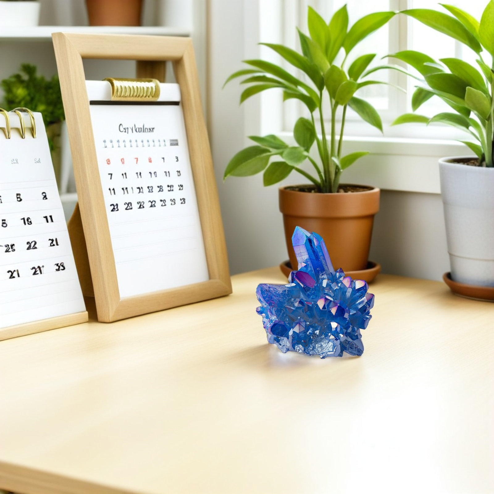Natural Aquamarine Crystal Clu - Aqua Marine Tank recension och pris