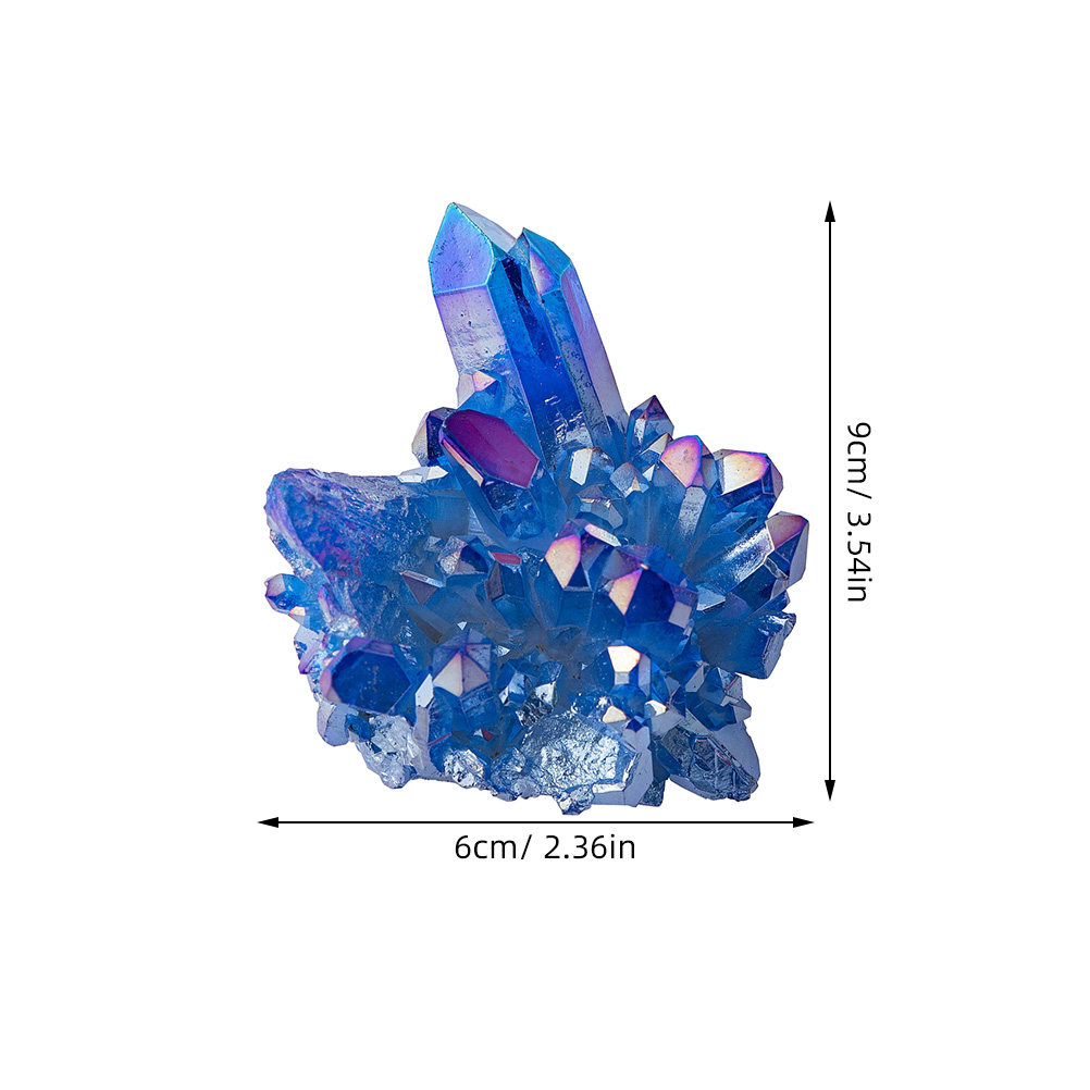 Natural Aquamarine Crystal Clu - Aqua Marine Tank recension och pris