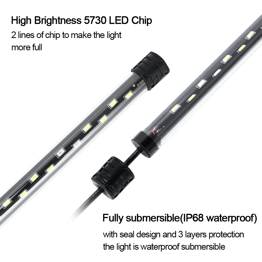 58CM  Aquarium Light LED Plant - Aquarium Marine Light recension och pris