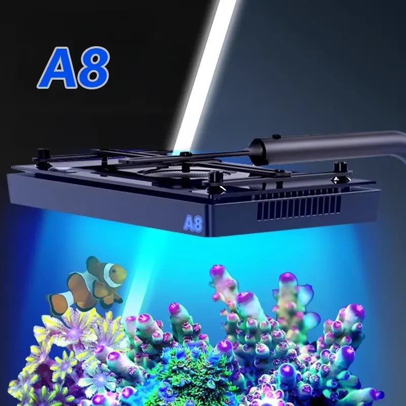 A8SE II Max Blue 240W WiFi App - Aquarium Marine Light recension och pris