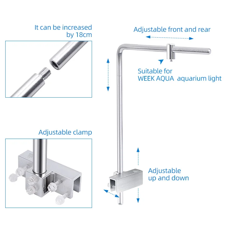 Week Aqua Light Stand Universa - Aquarium Marine Light recension och pris